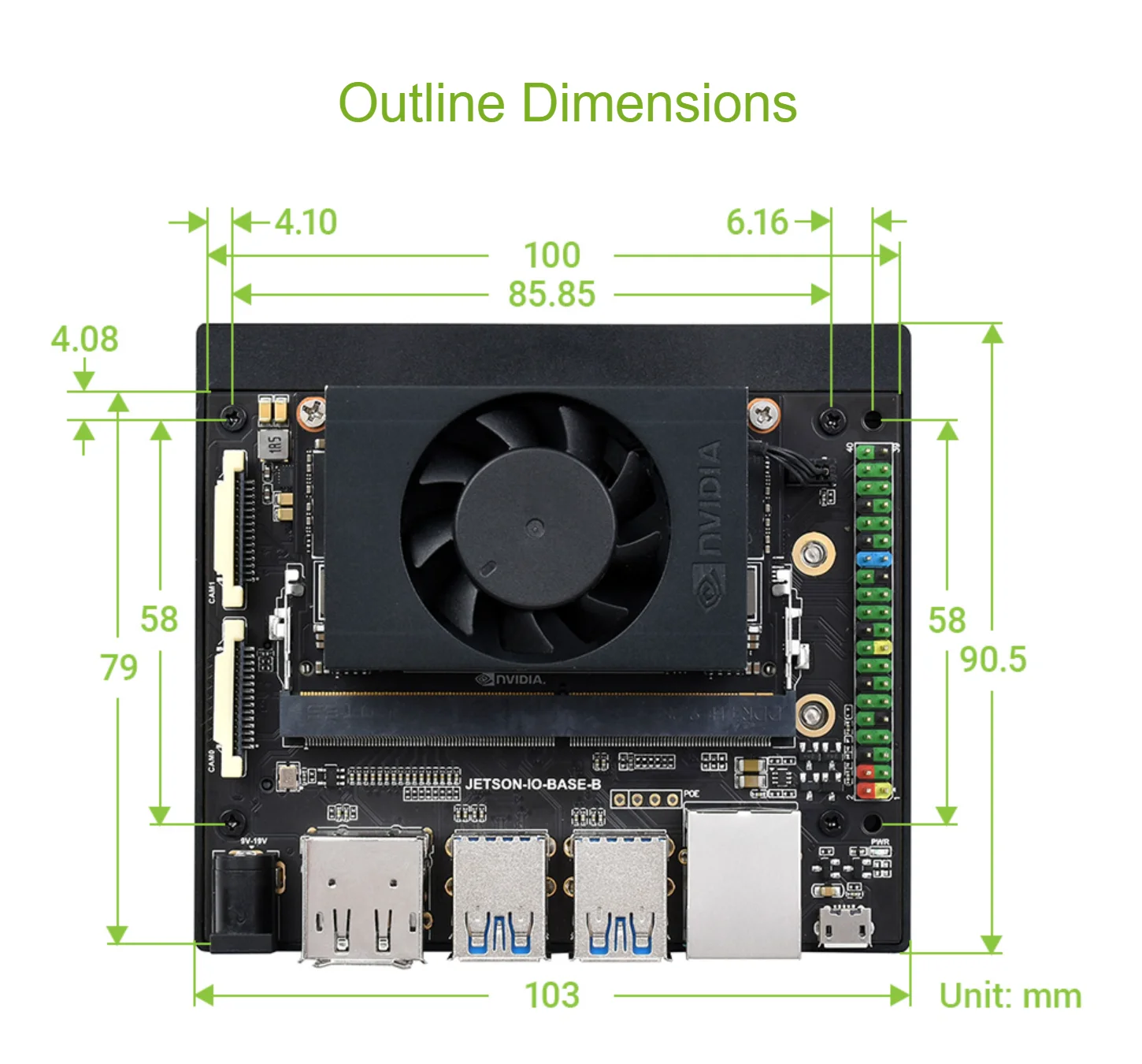 Imagem -06 - Jetson po nx ai Development Board Waveshare Development Board Baseado em Jetson po