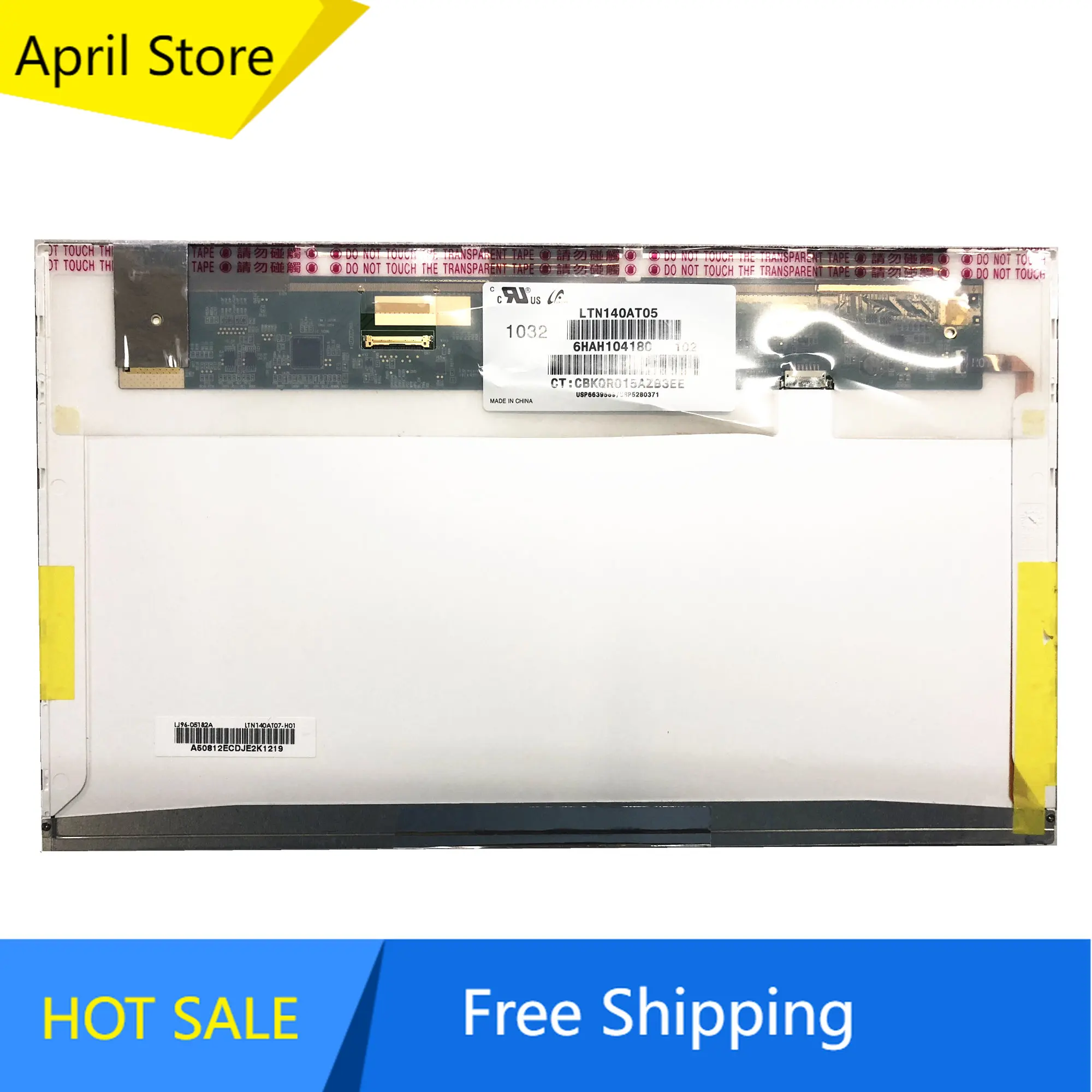 

LTN140AT05 B140XW01 V4 N140B6-D11 LP140WH1-TPD1 Fit HP 8440P 8440W Laptop Lcd Screen 1366*768 EDP 30pins