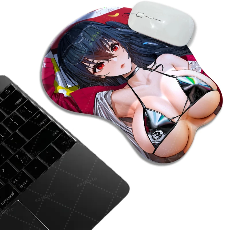 

Коврик для мыши Taihou Blister Packed Boobs с 3d сосками Azur Lane Oppai Подставка для запястий Нагрудный коврик для мыши Аниме Настольный коврик для геймера