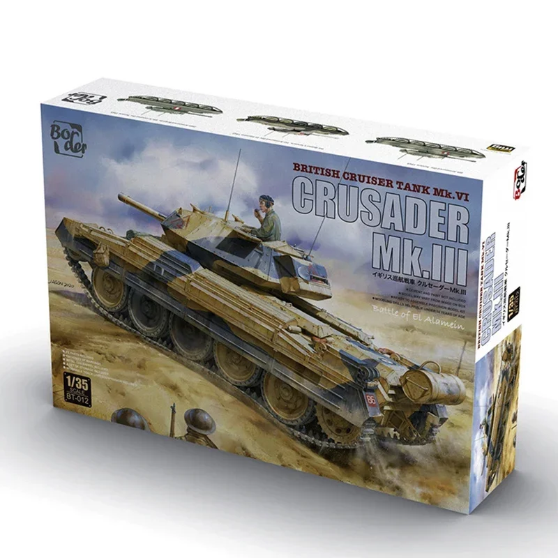 Border Assembly Tank Model Kit BT-012 British Crusader Tank MkIII 1/35