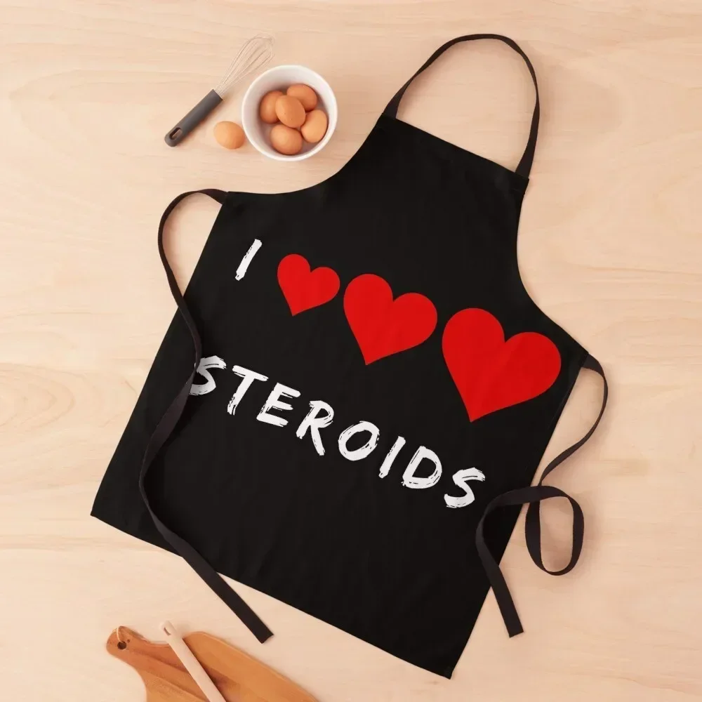 

I Love Steroids 4 Apron christmas 2025 Barber kitchen clothes Apron