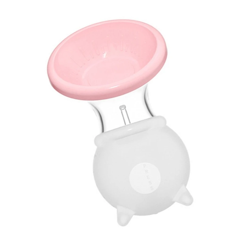 Silicone Breast Pump Comfortable & Powerful Nipple Suction Tool Baby Feeding Milk Bottle Breast Pump for Any Mother