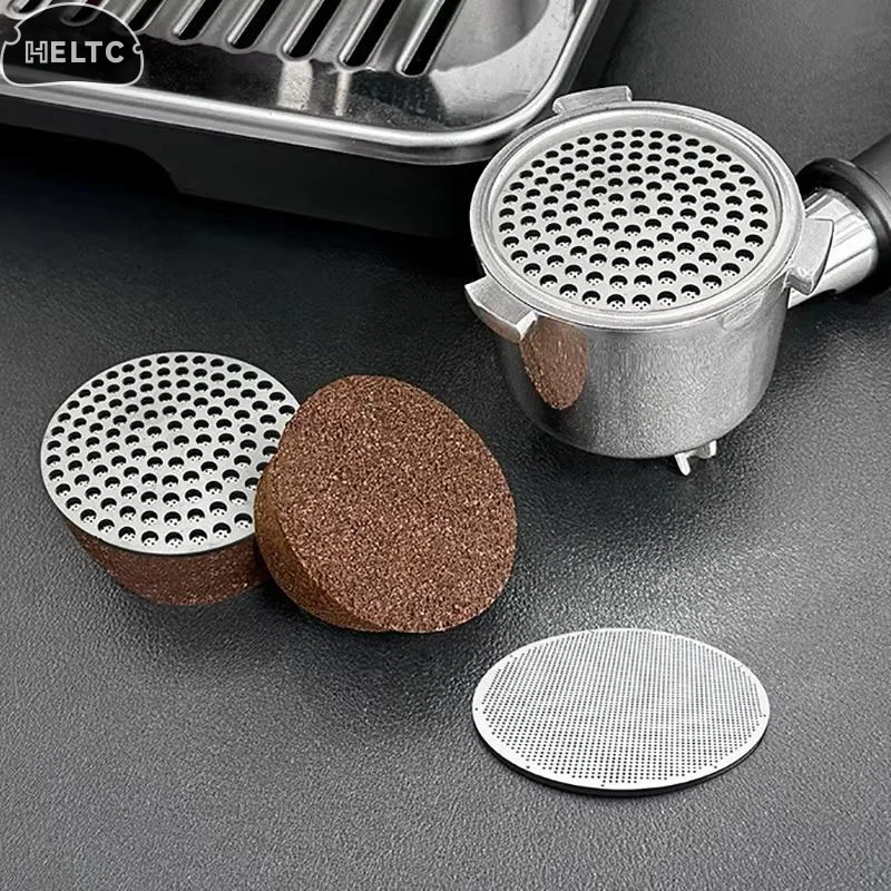 1Pcs Stainless Steel Espresso Filter 51/53.3/58.5mm Reusable Coffee Puck Screen For Portafilter Barista Accessories