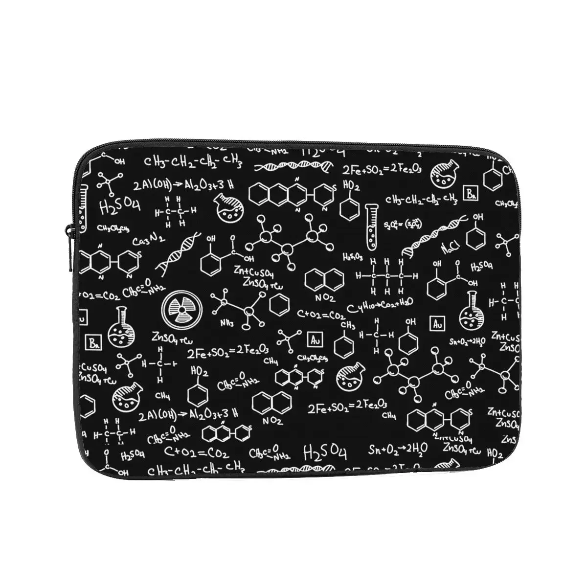 Science Chemistry Pattern 10 12 13 15 17 Inch Laptop Sleeve Case Notebook Bag Case Shockproof Case Bag