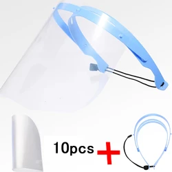 Dental Detachable Face Shield Dental Protective Face Detachable Full Anti-Fog Dustproof Replacement Covers