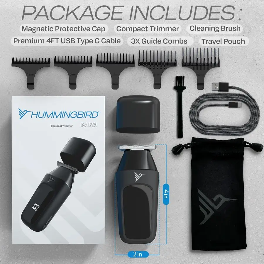 Travel Bundle Includes MK1 Compact Trimmer and MK12 Compact Nose amp Ear Trimmer