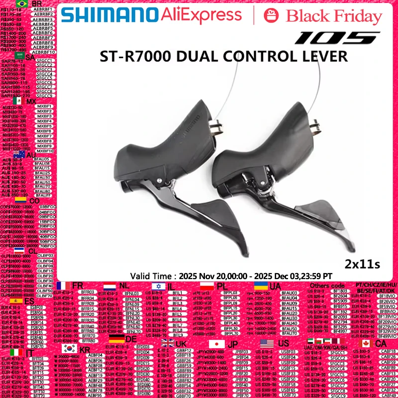 

Shimano 105 R7000 Shifter 2x11 Speed Road Bike 22s Shift Dual Control Lever Update From 5800 For Road Racing Bicycle Cycling