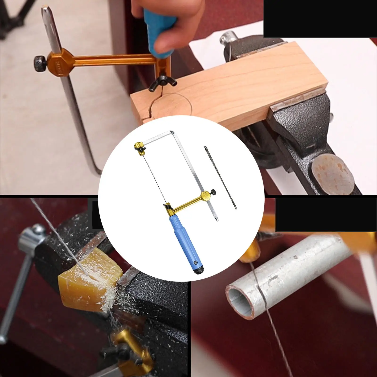 Hand Coping Saw And 8 Adjustable Professional Jewelers Saw