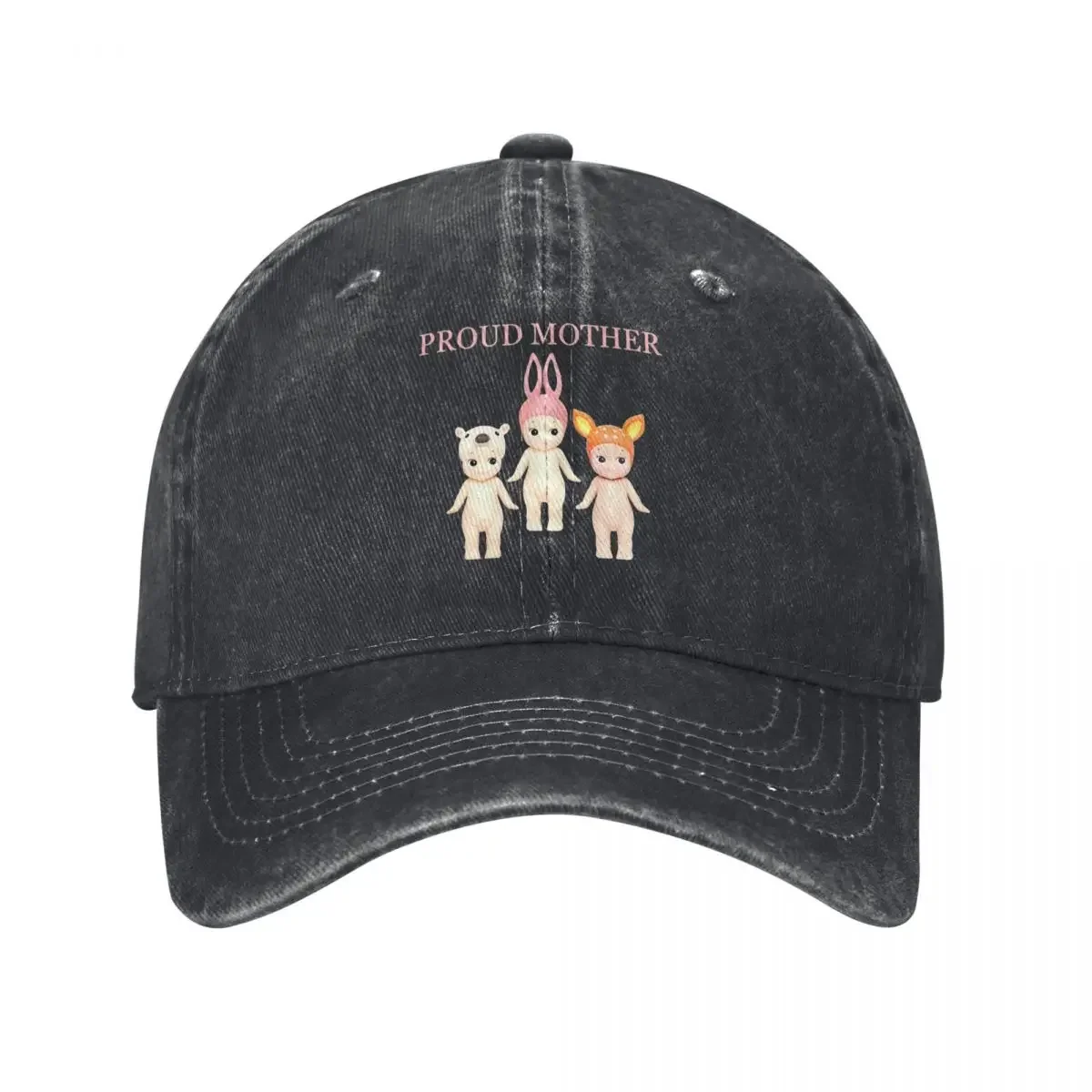 Bunny Sonny Angels Proud Mother Men Women Baseball Caps Cute Cartoon Popular Distressed Cotton Hats Cap Vintage Outdoor Snapback