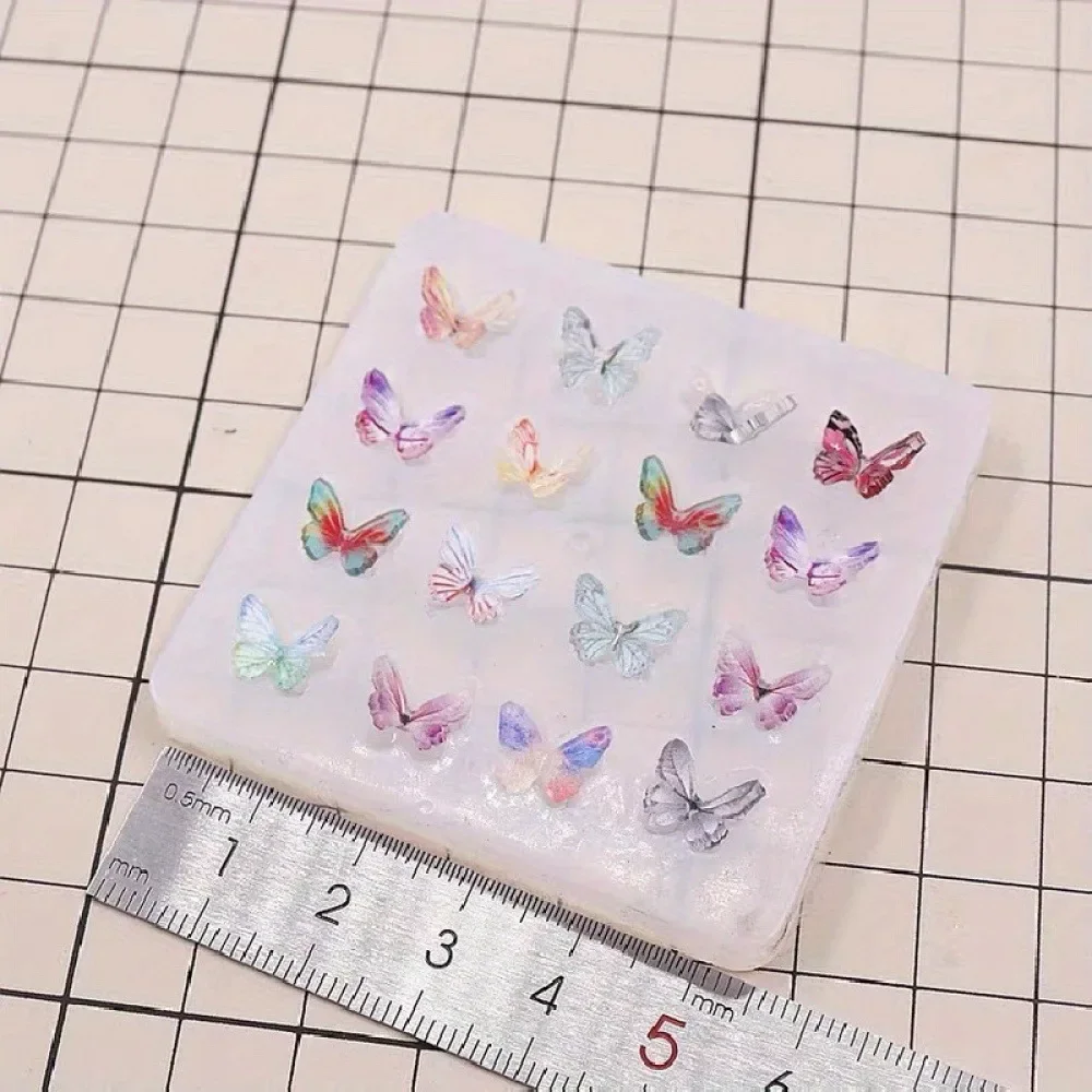 1pc DIY Schmetterling Schmuck form-erstellen Sie einzigartige Epoxidharz Charms mit haltbaren, versa tie Silikon Bastel form – Detail 7