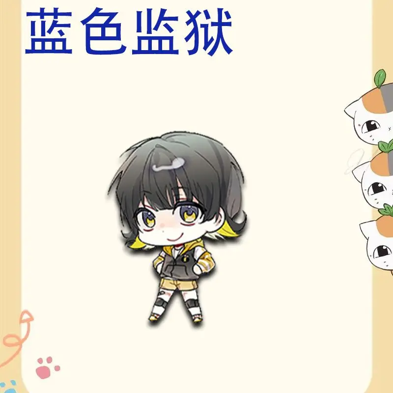 アクリルバッジ漫画ピン,DIY装飾,バックパック服アクセサリー,青いロック,いさぎ,yoichi,bachira,meguru