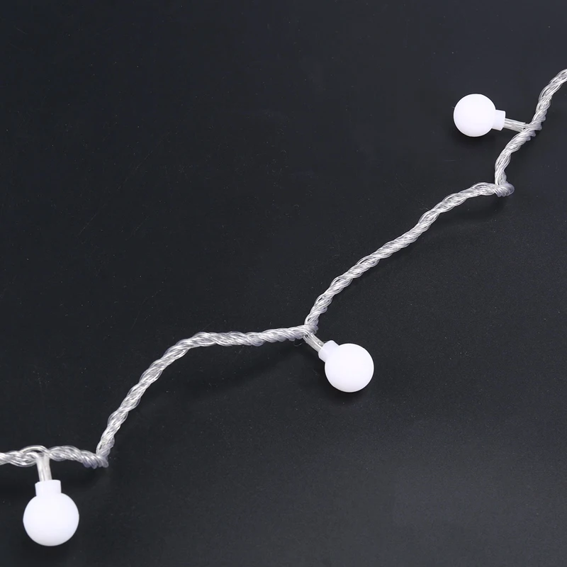 Lampa świąteczna String 220 V 10 M 60 LED Ball Pendant Light String Wtyczka EU