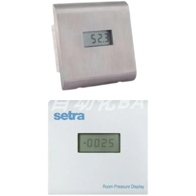 Genuine SETRA Seat SRPD Series Clean Room Indoor Pressure Display Meter Micro Differential Pressure Sensor Transmitter