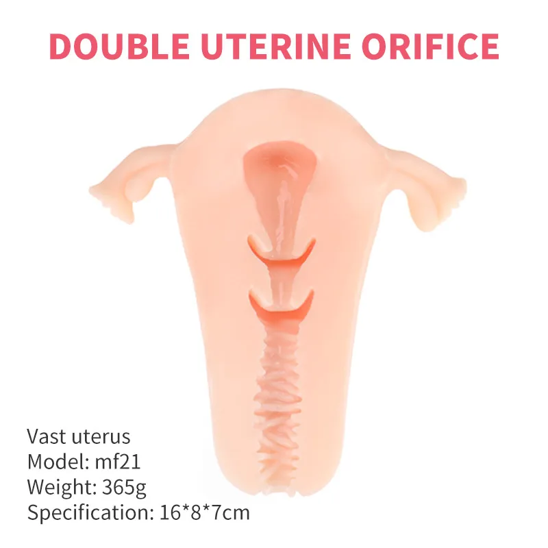 Tazza del masturbatore maschile Vagina artificiale 3D realistico utero tasca figa Silicone giocattoli adulti del sesso per gli uomini Sex Shop