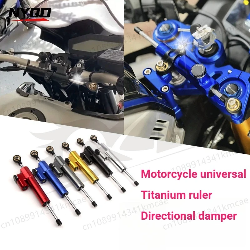 

Universal Motorcycle CNC Aluminum Steering Damper Stabilizer Steering Shock Absorber Modified Accessories