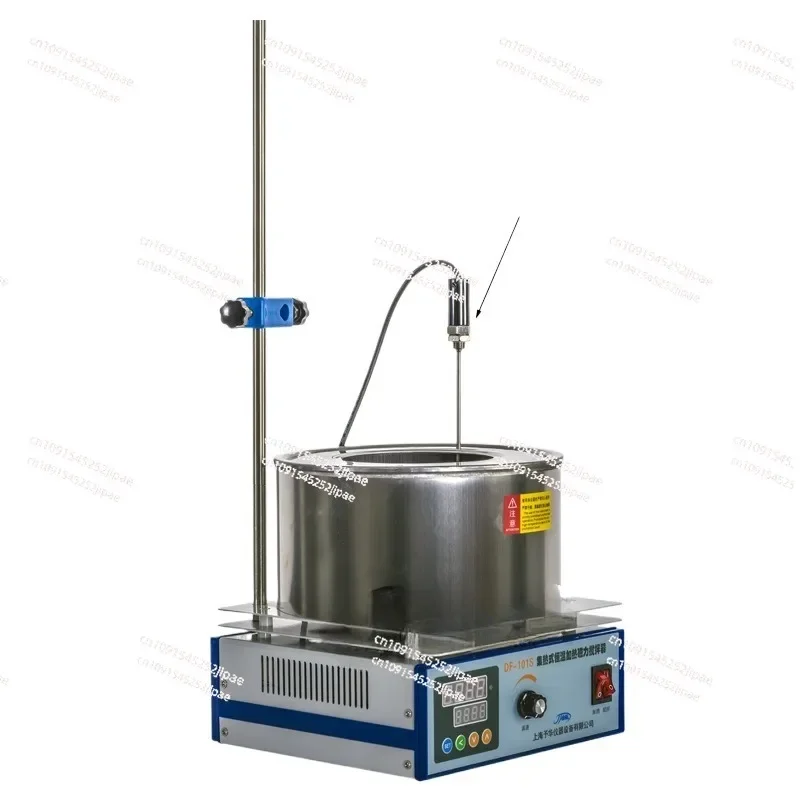 Thermal Magnetic Stirrer DF-101S Laboratory Heating Digital Display Constant Temperature Water Bath, Oil Bath