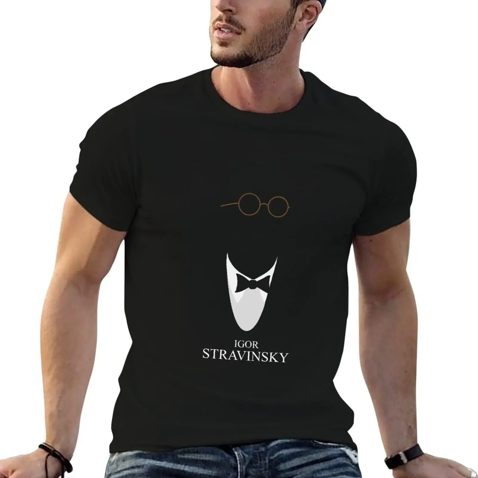 Igor Stravinsky T-Shirt boys whites vintage t shirts graphic shirts plus size clothes outfits for men