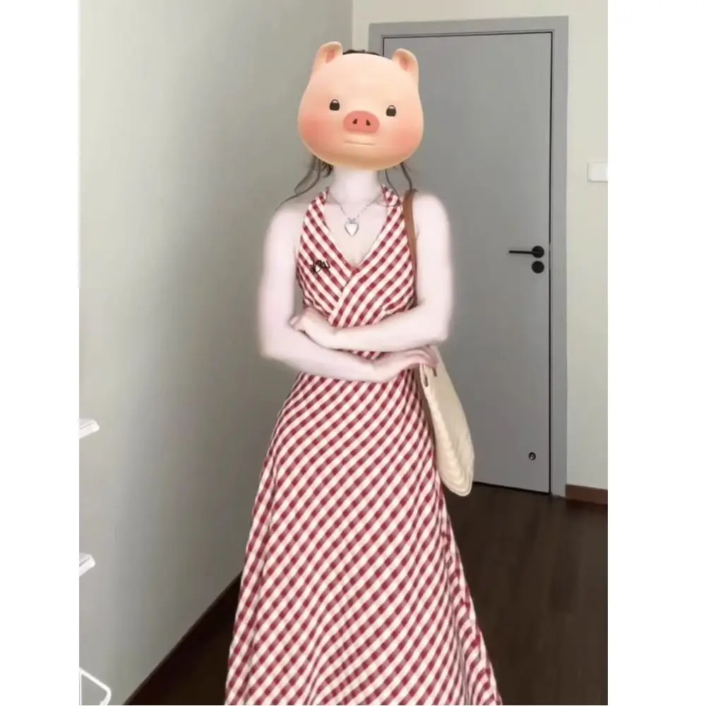 Sukienki Bez Rękawów Damskie Boho Letnie Bawełniane Narzutki Plażowe Odzież Plażowa Nadmorskie Strefy Rekreacyjne Na Zewnątrz Ochrona Przeciwsłoneczna Lekkie Luźne Proste Eleganckie