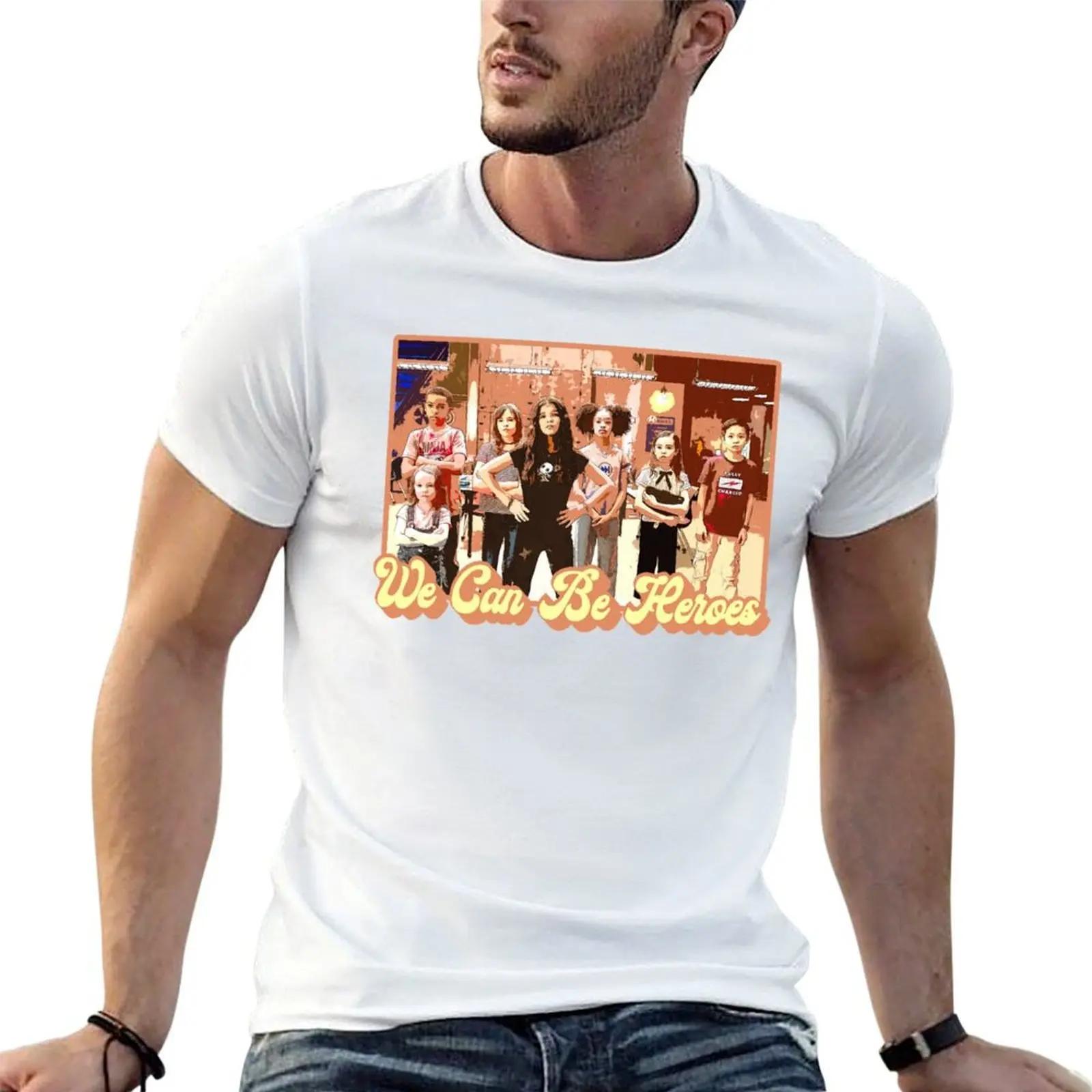 

we can be heroes Netflix show Kids T-Shirt t shirts for man cotton soft essential t shirt man graphic t shirt T-shirt