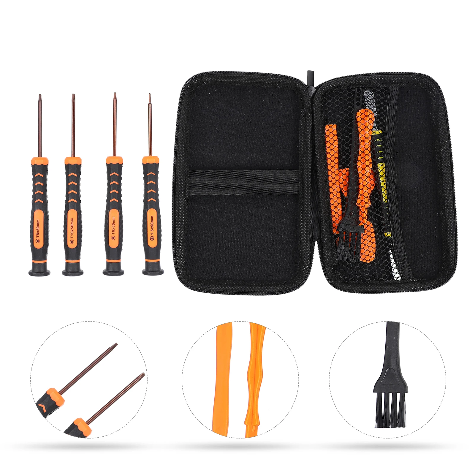 

Screwdriver Multifunction Set Disassembly Tools Repair with Case Suite Phone Dissemble Black Mobile