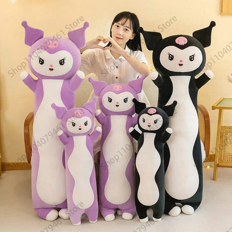 

Kawaii Kuromi Long Pillow Sanrio Stuffed Doll Melody Plush Toy Cute Cartoon Anime Stuffed Animal for Kids Adults Birthday Gift