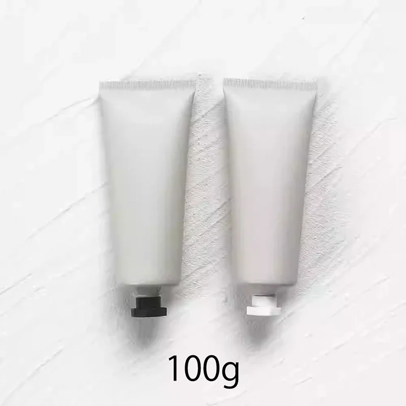 

100g Matte Gray Plastic Squeeze Bottle 100ml Frost Grey Empty Soft Tube Cosmetic Hand Cream Facial Lotion Refillable Container