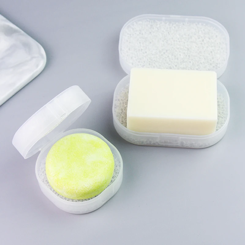 

Storage Box Plastic Soap Container Home Organizer Box Sealing Waterproof Travel Soap Box With Lid Drain Bathroom Accessories