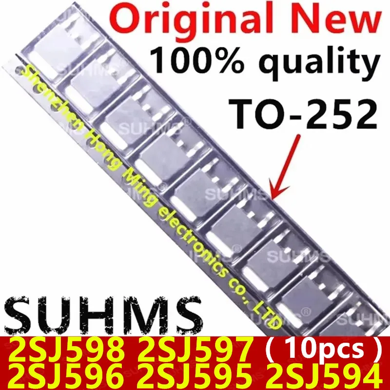(10 piezas) 100% nuevo 2SJ598 2SJ597 2SJ596 2SJ595 2SJ594 J598 J597 J596 J595 J594 TO-252 Chipset