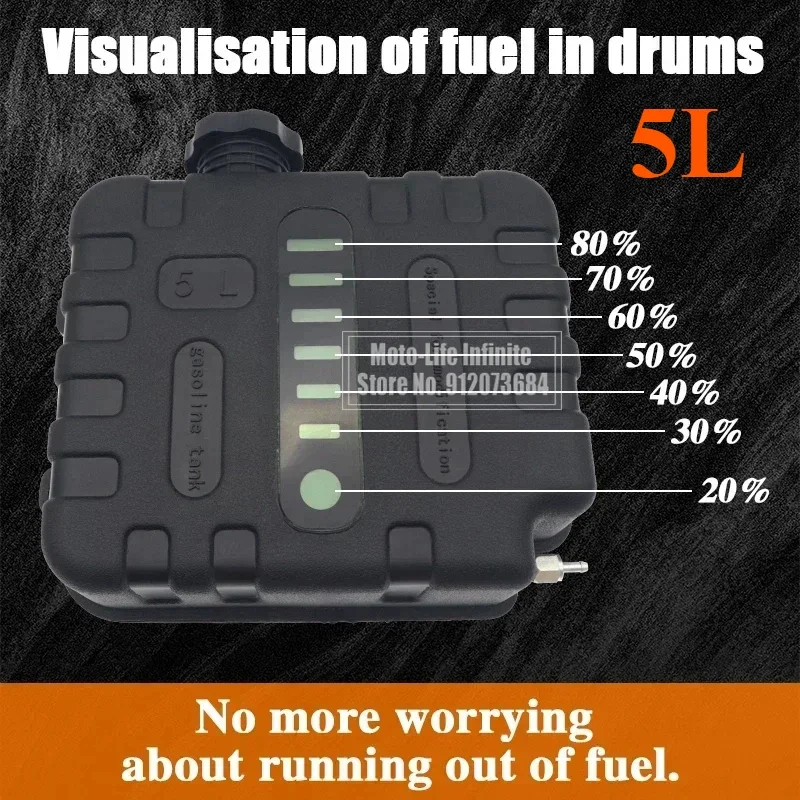 

5L Air Diesel Heater Fuel Tank Oil Storage for Car Truck Camper Caravan Auto Fuel Tanks Motorcycle Car Accessories