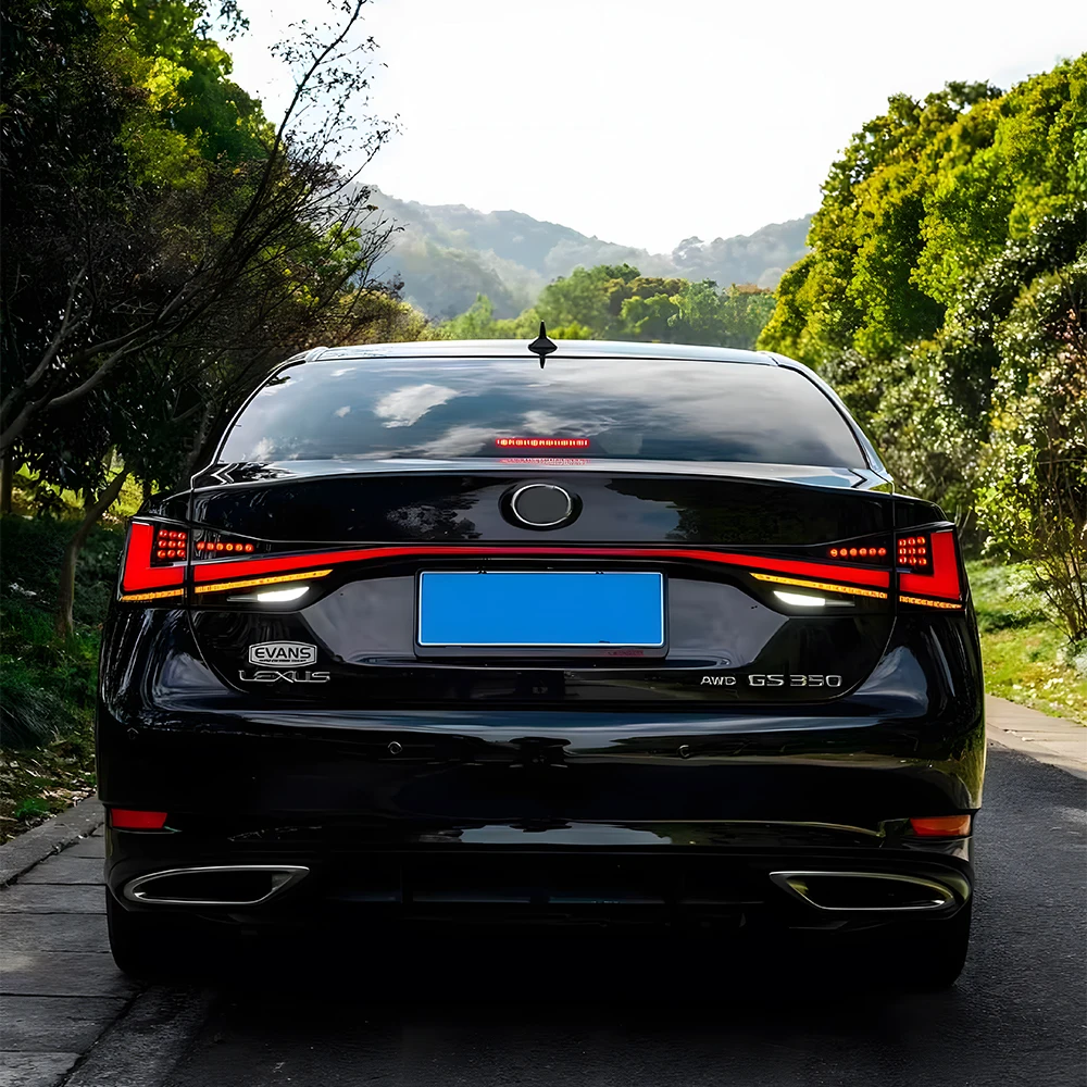 

Автомобильные фары для Lexus 2012-2021 GS, инструмент для сборки задних фонарей, обновление, новый стиль, эффект запуска, аксессуары для задних фонарей