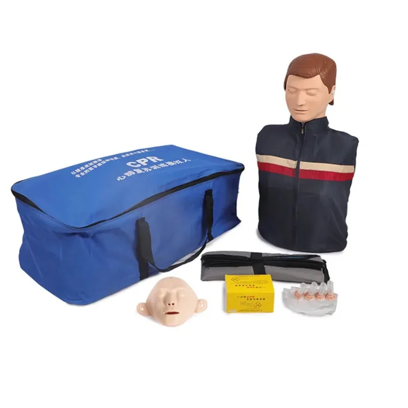 Cardiopulmonary Resuscitation Simulation Human Half Body CPR Cardiac Emergency Nursing Simulated Operation Safety Training Model