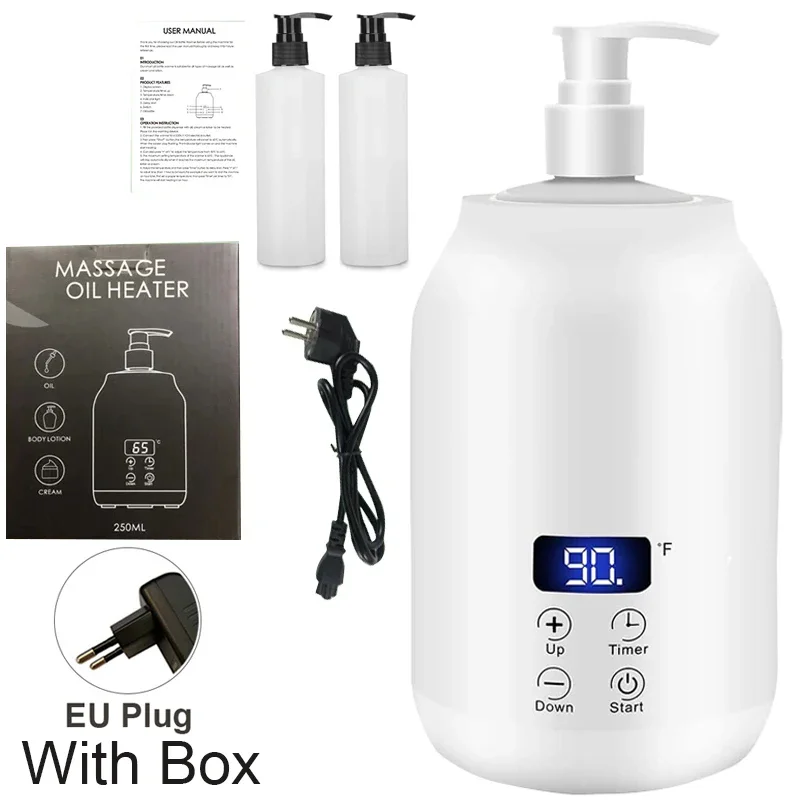 Nouveau chauffe-huile essentielle affichage LED réglage de la température chauffe-bouteille d'huile 