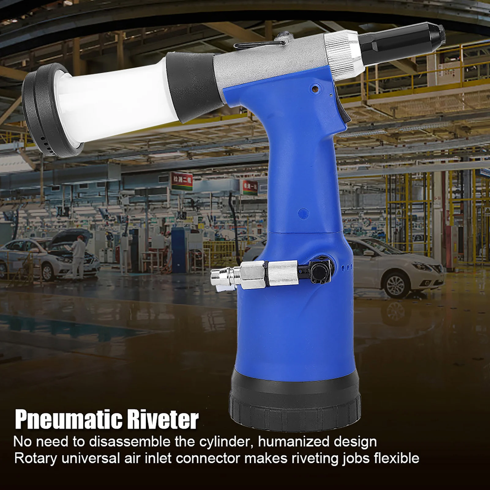 

Гидравлический заклепочник KP-708/708X, пневматический заклепочный пистолет, инструмент для заклепок 2.4/3.2/4.0/4.8 мм