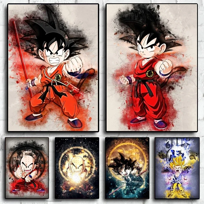 

Canvas Posters Children's Bedroom Decor Modular Painting Cuadros Best Gift Kid Action Figures Picture Print Wall Comics Pictures