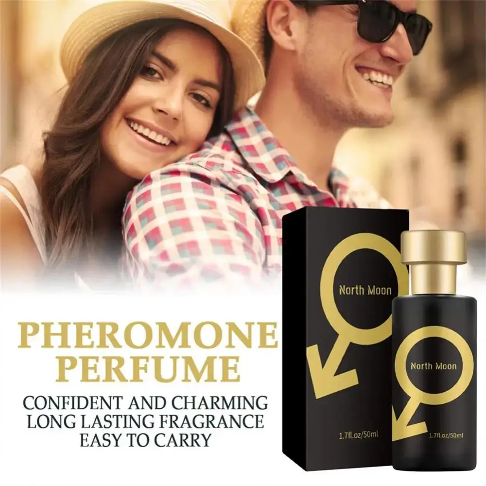 

50ml Charm Toilette Golden Pheromone Perfume for Men Women Fragrances Eau De Parfum Spray Charming lasting Fragrance