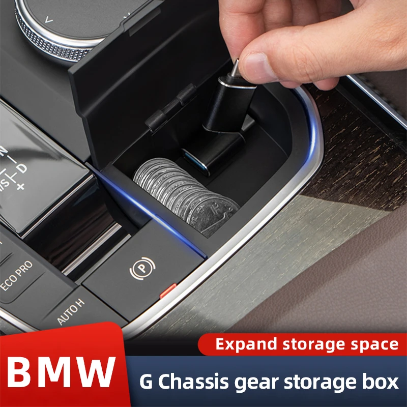 

Car Central Console Gear Shift Storage Box Modification For BMW 2 3 4 Series F40 M3 M4 G26 G20 X3 X4G01 G02 X5 X6 X7 G05 G06 G07