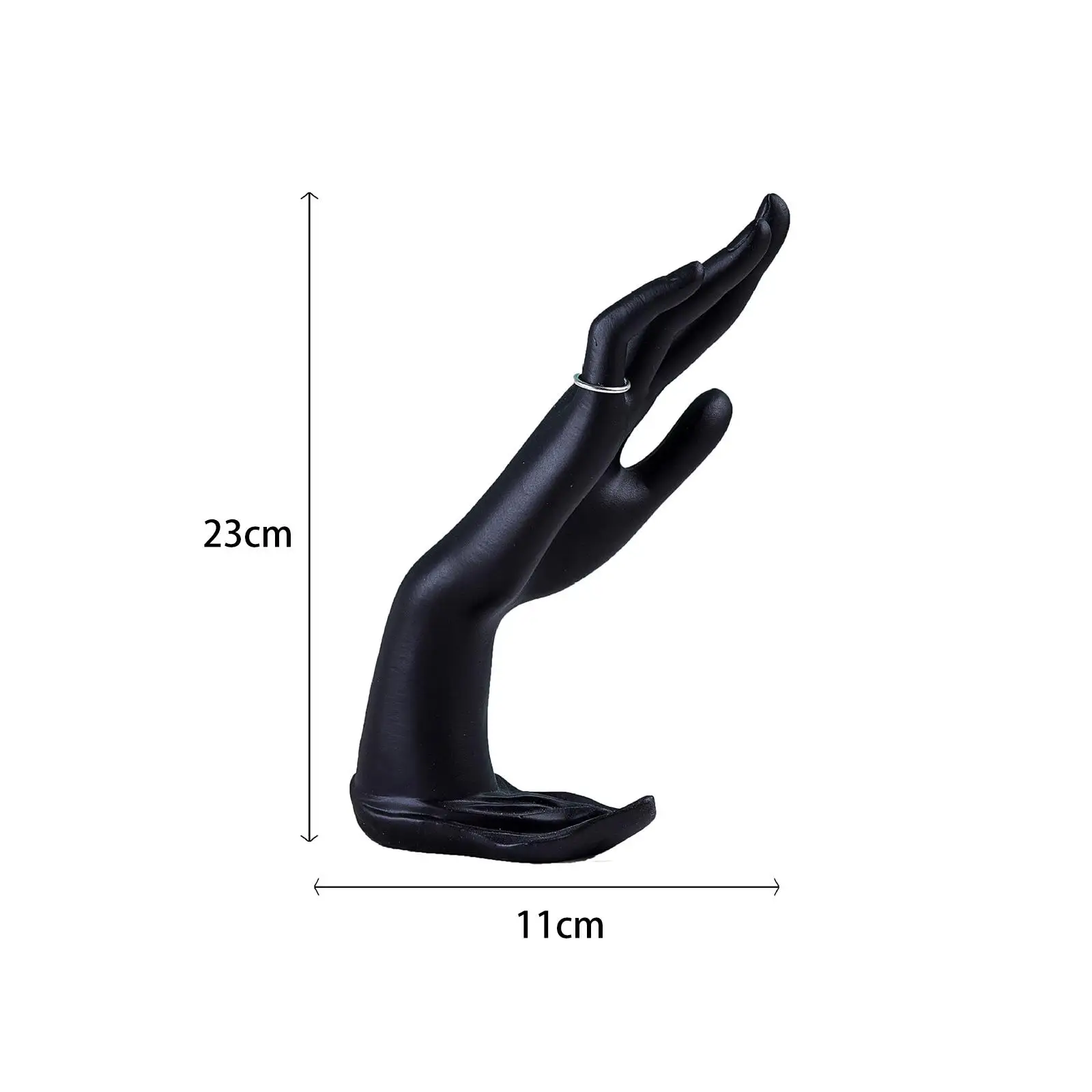 

Gesture Rings Hand Holder Photo Props Mannequin Hand Organizer Hand Chain Holder Show for Shop Business Dresser Retail Home