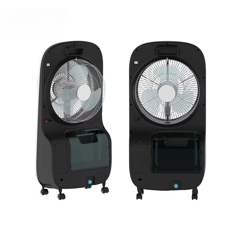 

Portable Solar Electric Water Mist Air Cooling Fan New Design Remote Control Battery for Outdoor Household Use Plastic Material