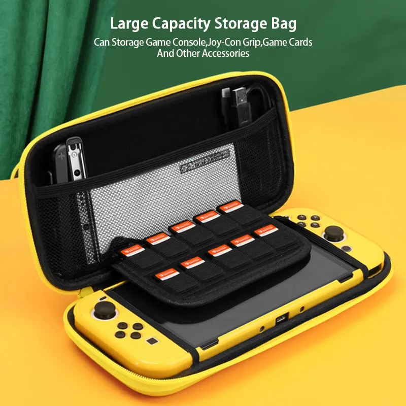 Game Themed Storage Bag For Nintendo Switch Oled Console Pouch Travel Carrying Protective Case NS JoyCon Box Cover Accessories