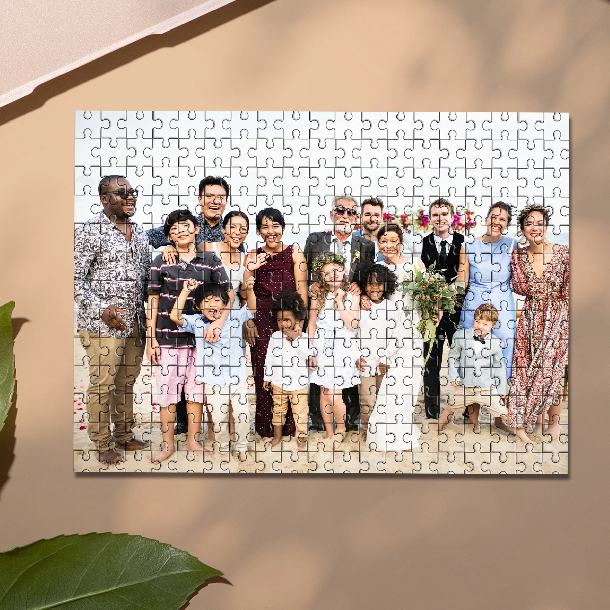 35/300/500/1081 Buah Puzzle Foto Kustom Yang Dipersonalisasi Foto Pertemuan Keluarga Puzzle Gambar Pria Yang Dipersonalisasi Puzzle Barang Kustom