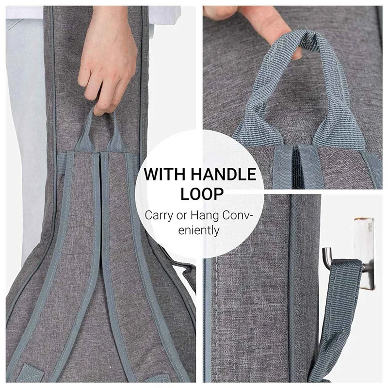 ABLB-2X Electric Guitar Gig Bag 12MM Padding Dual Adjustable Shoulder For Electric Guitar Bass Guitar Classical Guitar More