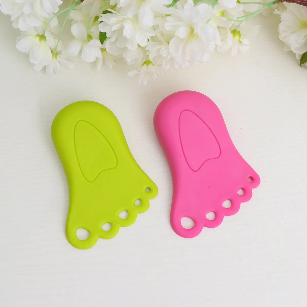 

2 шт. Дверные стопоры-ограничители в форме стопы, яркие, разноцветные, из TPR-резины, ветрозащитные, предотвращающие защемление, напольные ограничители для кухни, ванной, спальни, для безопасности