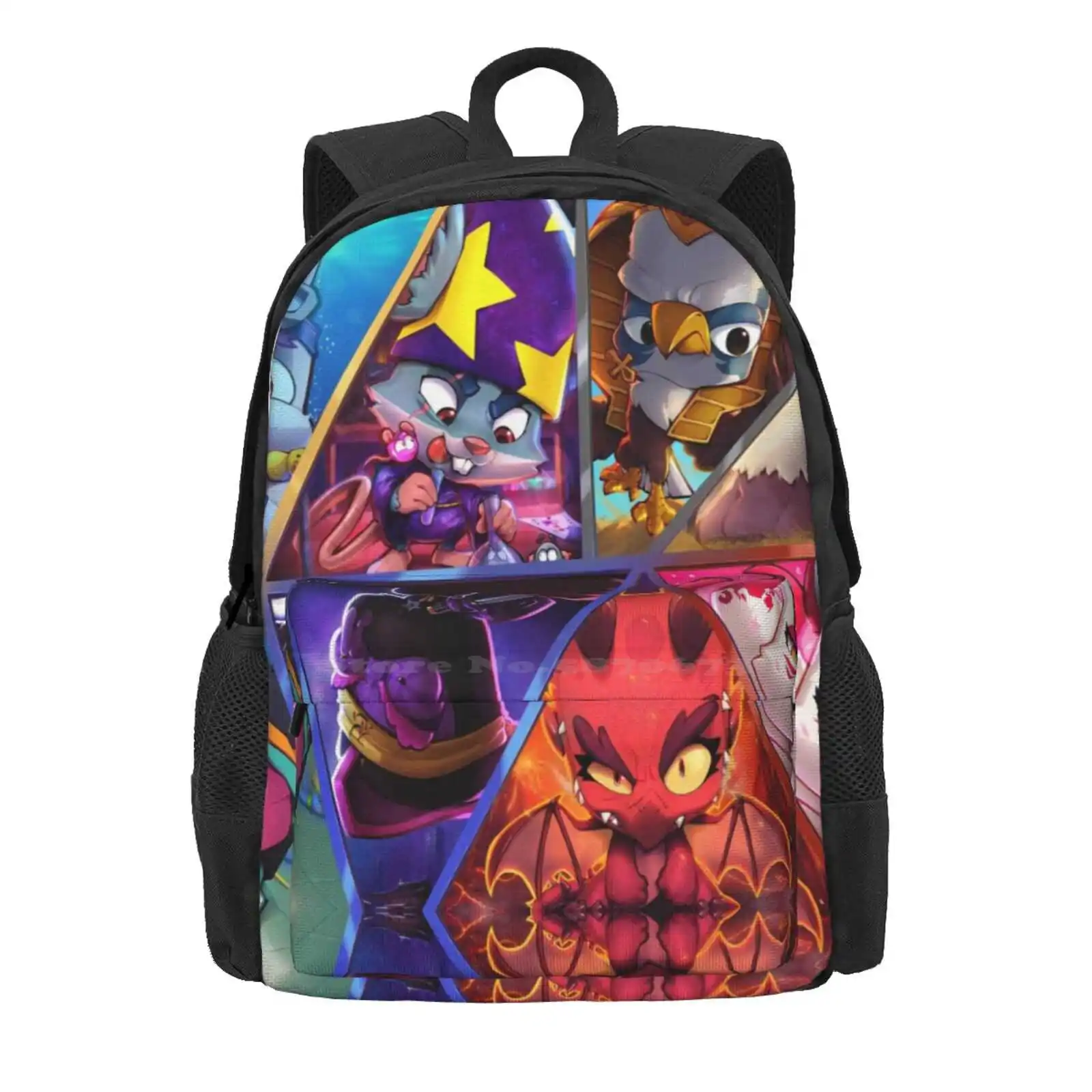 Legendary Zooba Characters Hot Sale Schoolbag Backpack Fashion Bags Legendary Zooba Nix Skippy Louie Steve Bruce Shelly Larry