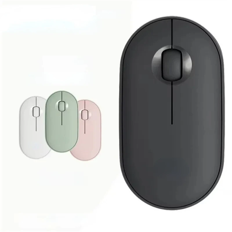 Laptop Tablet Mouse Wireless Bluetooth Mouse Light and Thin Mute Office 2 in 1 Battery/USB Stock Mini Mouse