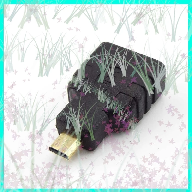 

1/2/5 шт., совместимый с Micro HDMI переходник «папа-мама», разъем типа D-A HD, адаптер-конвертер для Xbox 360 для PS3 HDTV E3
