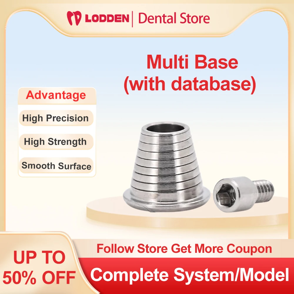 

Multi Base With Database Dental Ti base High Precision For Osstem,Dentium,Megagen,NeoBiotech,(ITI)Straumann,Zimmer,MIS,Camlog