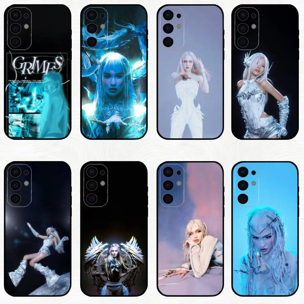 

S-Shockproof G-Grimes Cover Phone Case For Samsung S25,S24,S23,S22,S21,S20,Plus,Fe,Lite,Others Black Cover