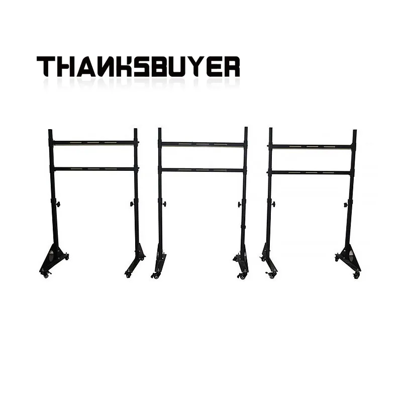 

Комплект тройной подставки для монитора ARTcockpit, набор отдельно стоящей подставки для мобильного монитора для дисплеев 32–55 дюймов