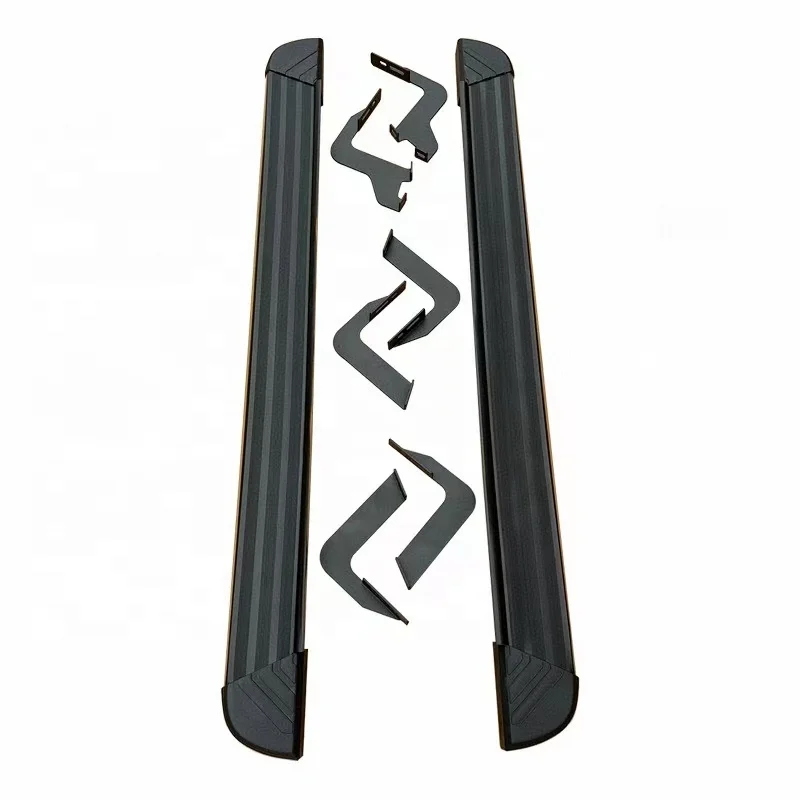 Black Running Board Side Steps, Exterior Styling Accessories, Fit 4 Runner