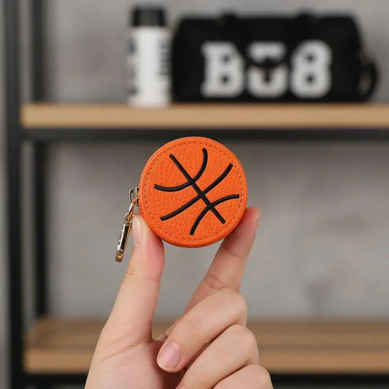 Small Ball Design Coin Purse Headphone Pouch Ideal for Gym and Outdoor Activities